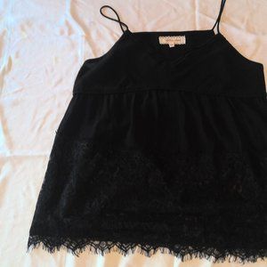 NWOT Anthropologie Black Cami